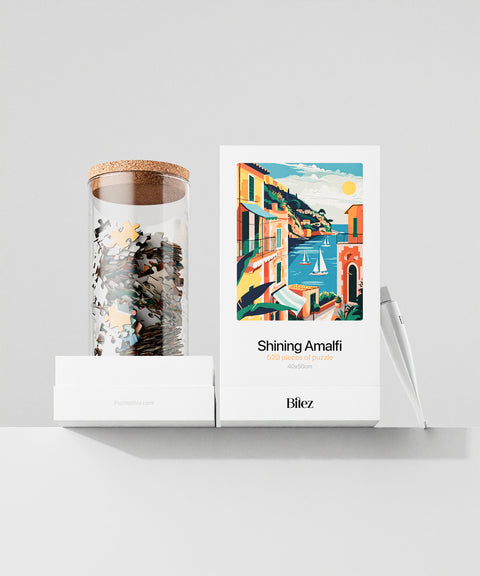 Amalfi premium puzzle - jar and box