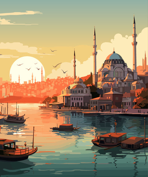 Istanbul premium puzzle - illustration