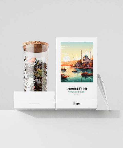 Istanbul premium puzzle - Jar and box