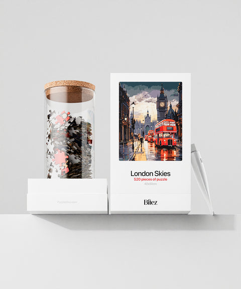 London premium puzzle - Jar and box
