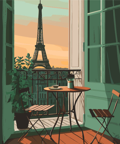 Paris premium puzzle - illustration