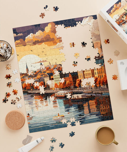Half done puzzle